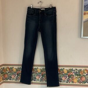 Articles of Society Skylar Straight Leg Jeans, Size 6, Blue